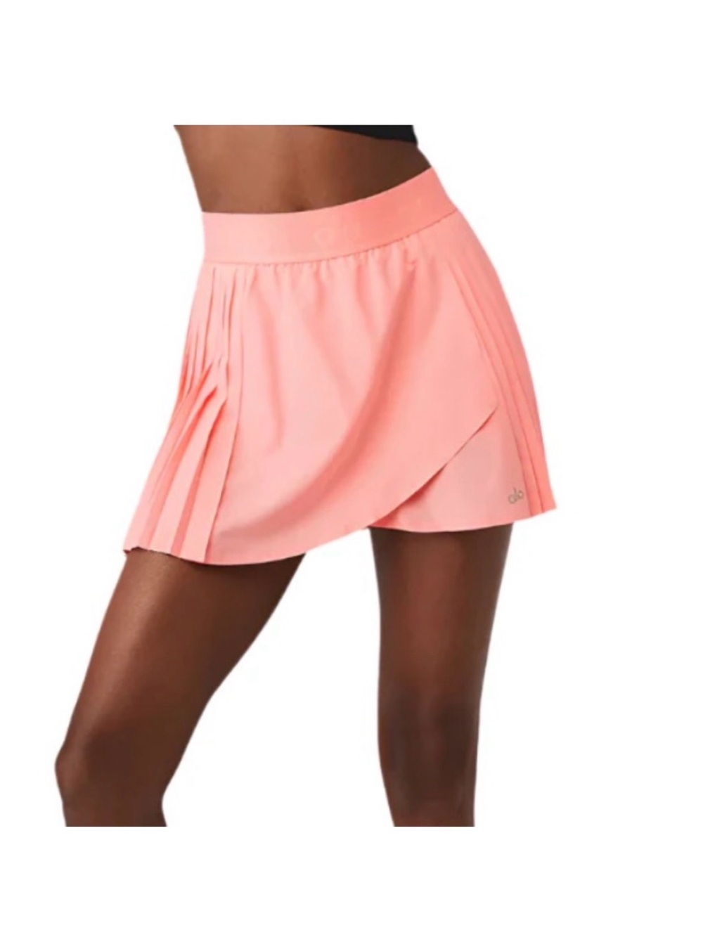 ALO Yoga Coral Pleated Mini Skirt